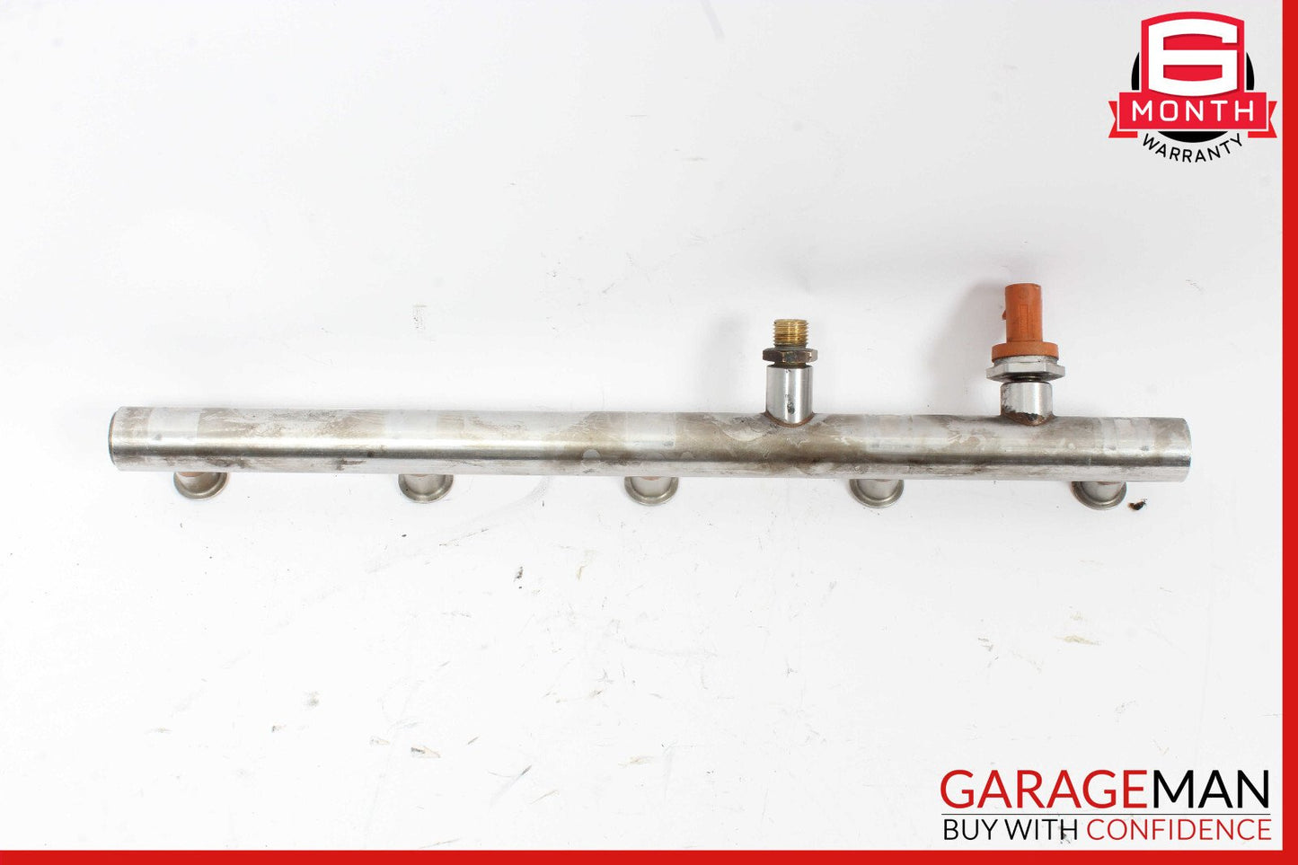 10-15 Audi R8 Left Fuel Injector Rail 07L133315 OEM