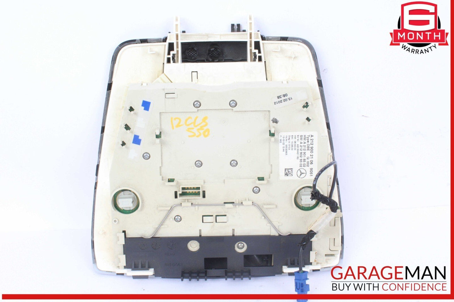 12-18 Mercedes W218 CLS500 E350 CLS400 Overhead Dome Light 2129002106 OEM