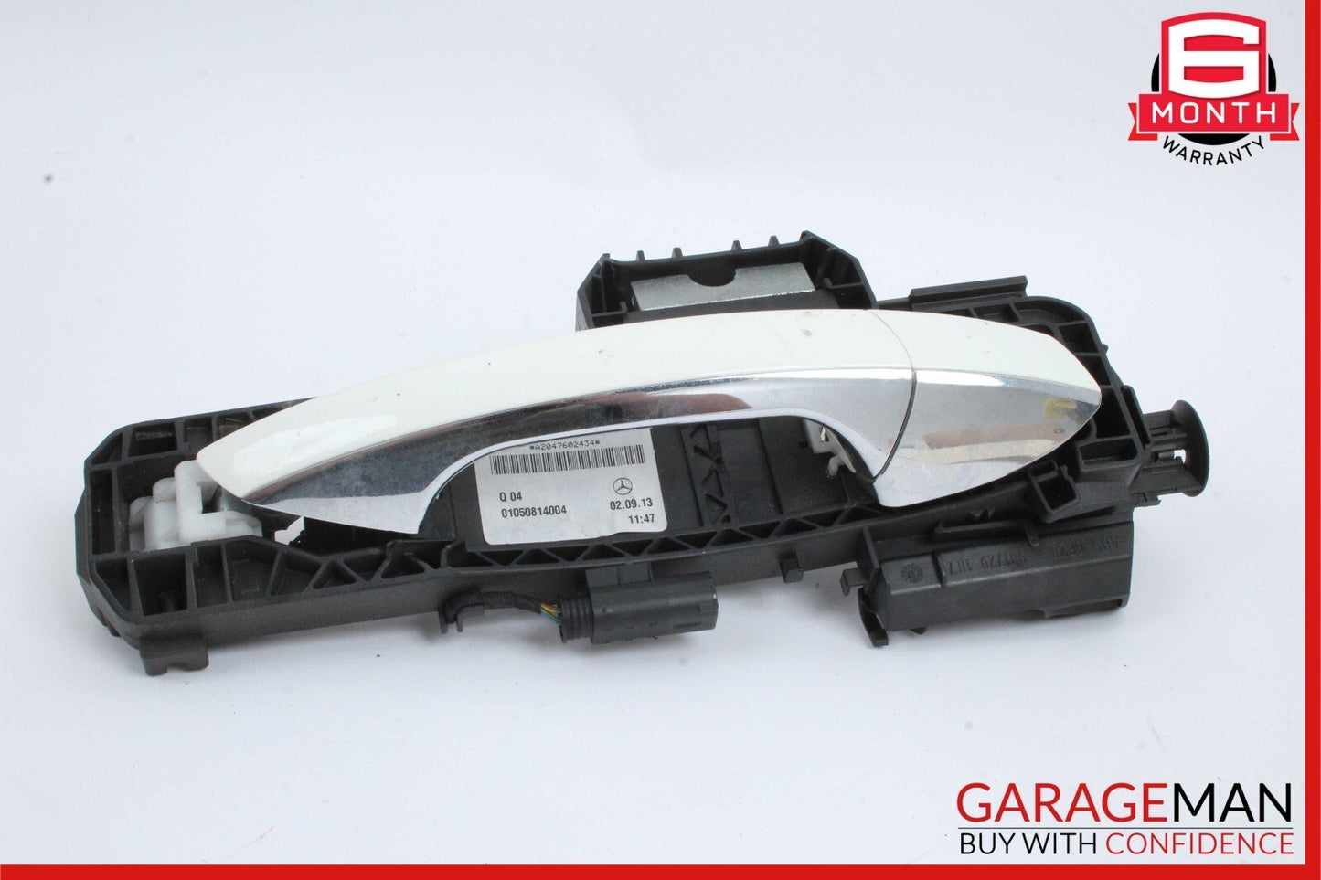 12-14 Mercedes W204 C250 C300 Right Side Keyless Go Exterior Door Handle White