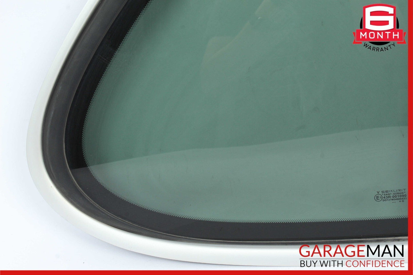03-06 Porsche Cayenne 955 Rear Right Side Quarter Window Glass Panel Silver