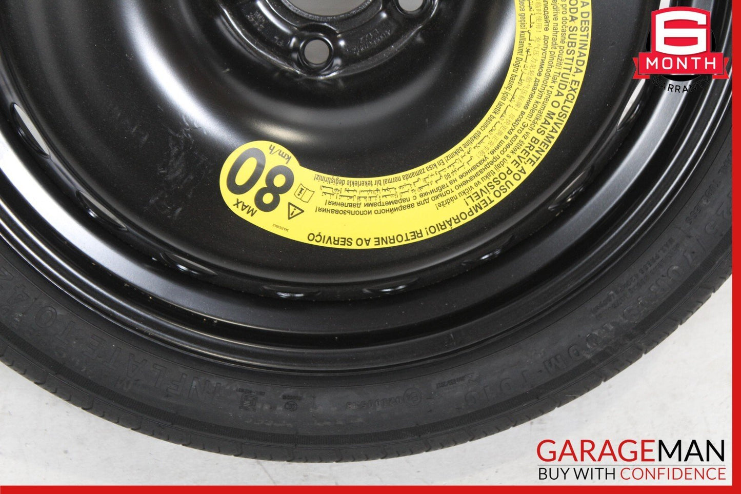 18-23 Audi A4 Emergency Spare Tire Wheel Donut Rim R19 OEM