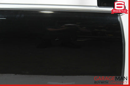 07-13 Mercedes W221 S550 S600 Rear Right Side Exterior Door Shell Panel Black