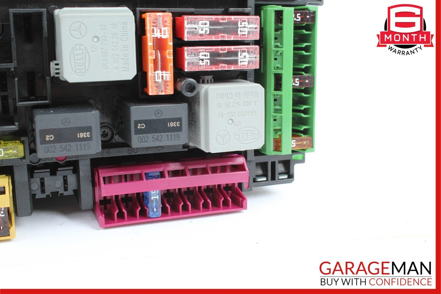 12-14 Mercedes W204 C300 C250 C63 AMG Rear SAM Module Relay Fuse Box Assembly