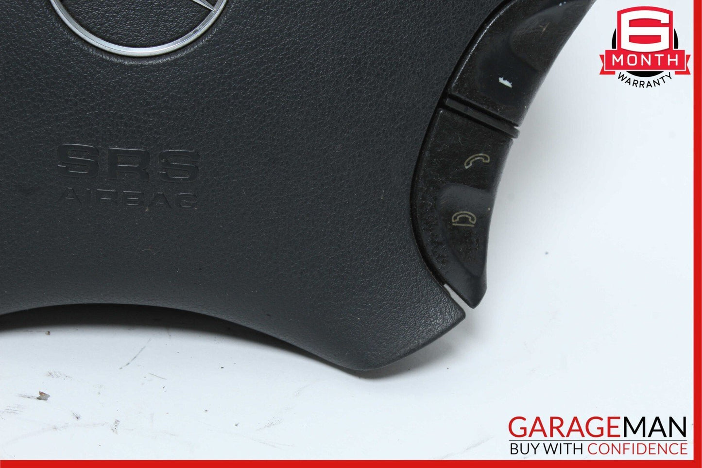 03-06 Mercedes W220 S430 CL500 CL55 Steering Wheel Air Bag Airbag Black OEM