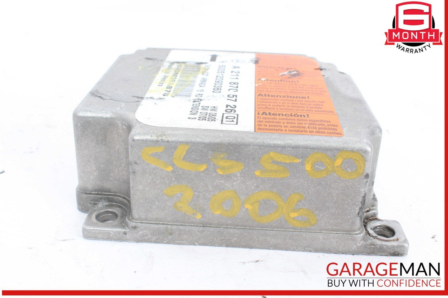 03-11 Mercedes W219 CLS500 Airbag Air Bag SRS Control Module OEM