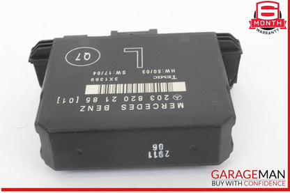 01-07 Mercedes W203 C230 C350 Rear Left Side Door Control Module 2038202185 OEM