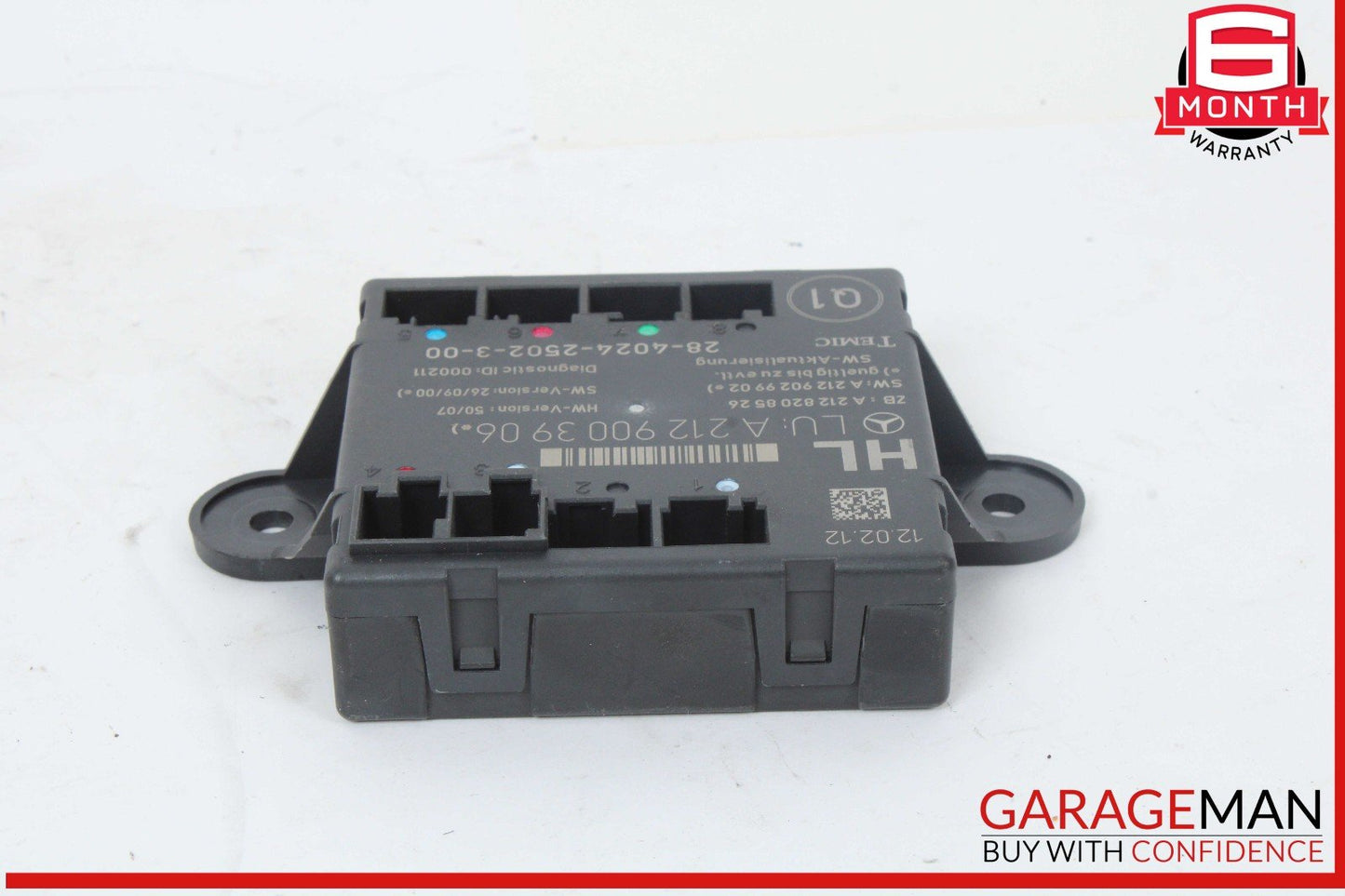 08-18 Mercedes W212 E350 Rear Left Side Door Control Module 2129003906 OEM