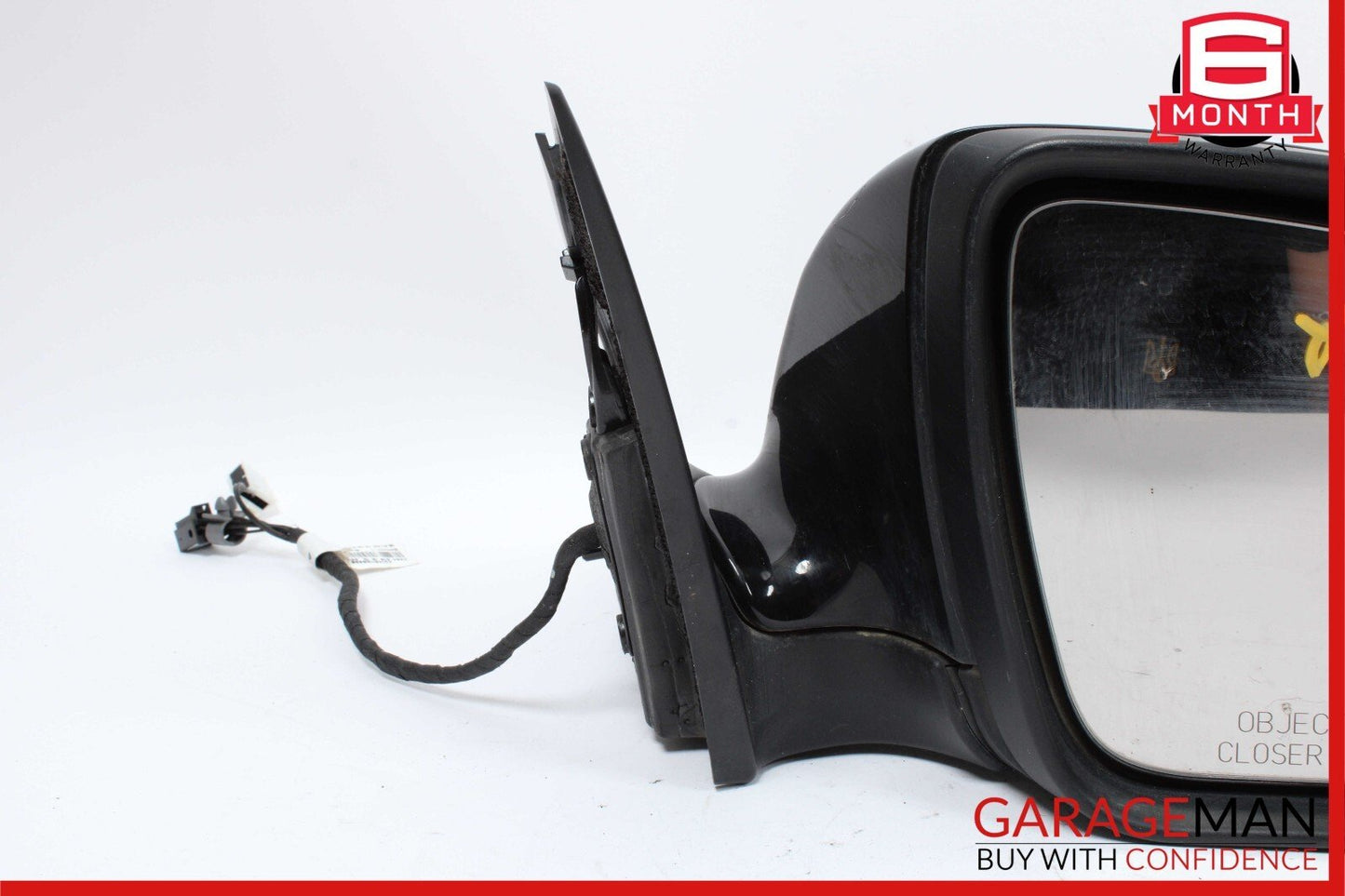 08-09 Mercedes W204 C300 C63 AMG Front Right Side Rear View Door Mirror Black