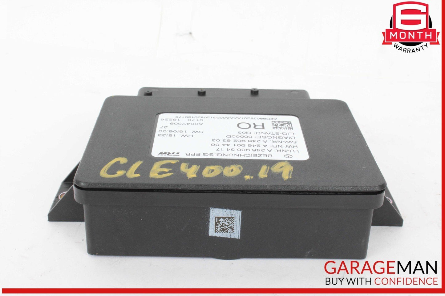 16-19 Mercedes W166 GLE400 Park Parking Brake Assist Control Module Unit OEM