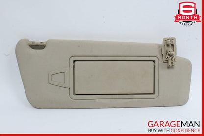 08-15 Mercedes W204 C350 Right Passenger Side Sunvisor Sun Visor Beige OEM