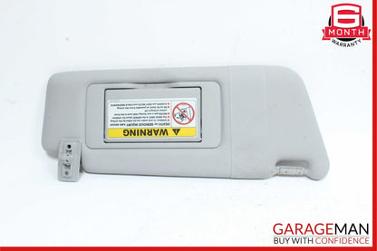 01-07 Mercedes W203 C240 C32 AMG Front Right Side Sunvisor Sun Visor Grey OEM
