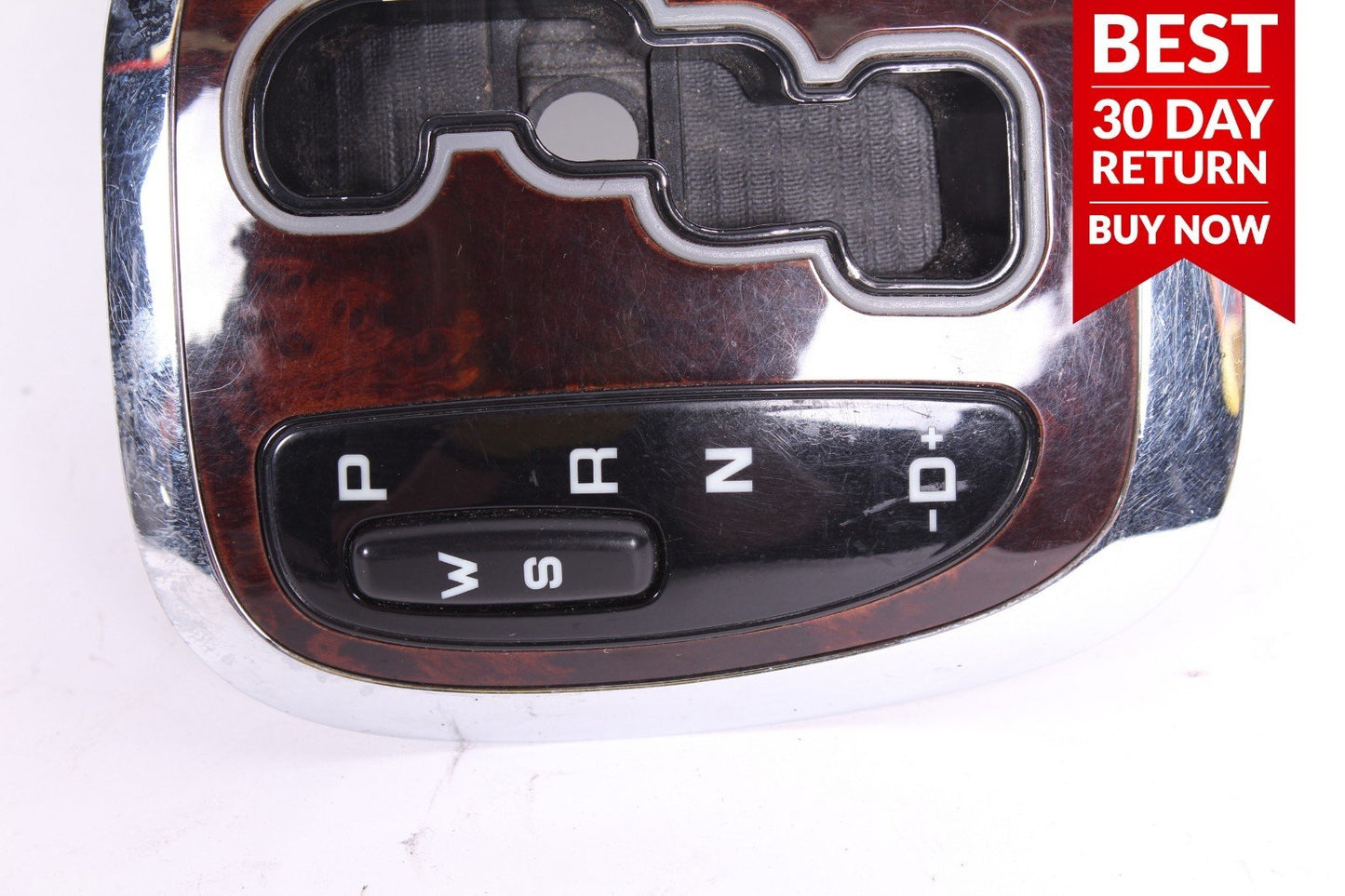 00-06 Mercedes W215 CL500 Gear Shifter Selector Trim Indicator Panel Wood A89