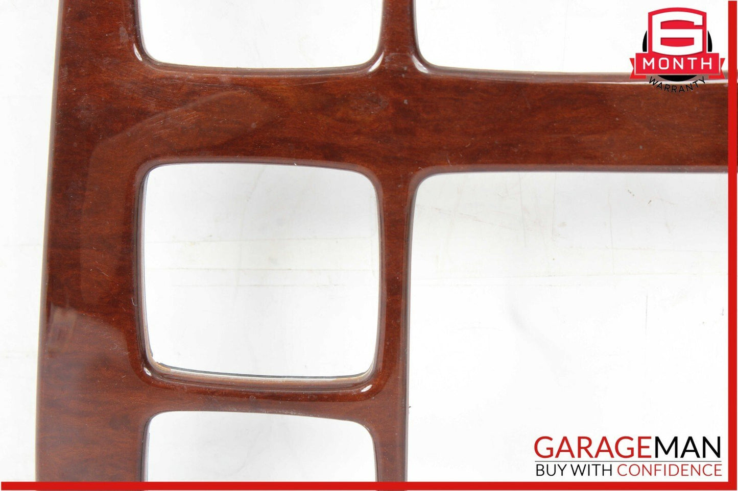 00-02 Mercedes W220 S430 S600 Radio Dash Wood Trim Panel Cover Wood Bezel OEM