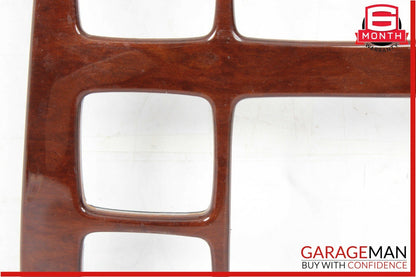 00-02 Mercedes W220 S430 S600 Radio Dash Wood Trim Panel Cover Wood Bezel OEM