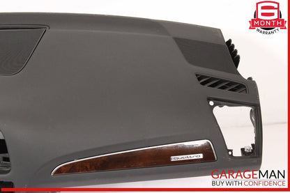 09-17 Audi Q5 Front Dash Dashboard Instrument Panel Cover Trim Assembly Black