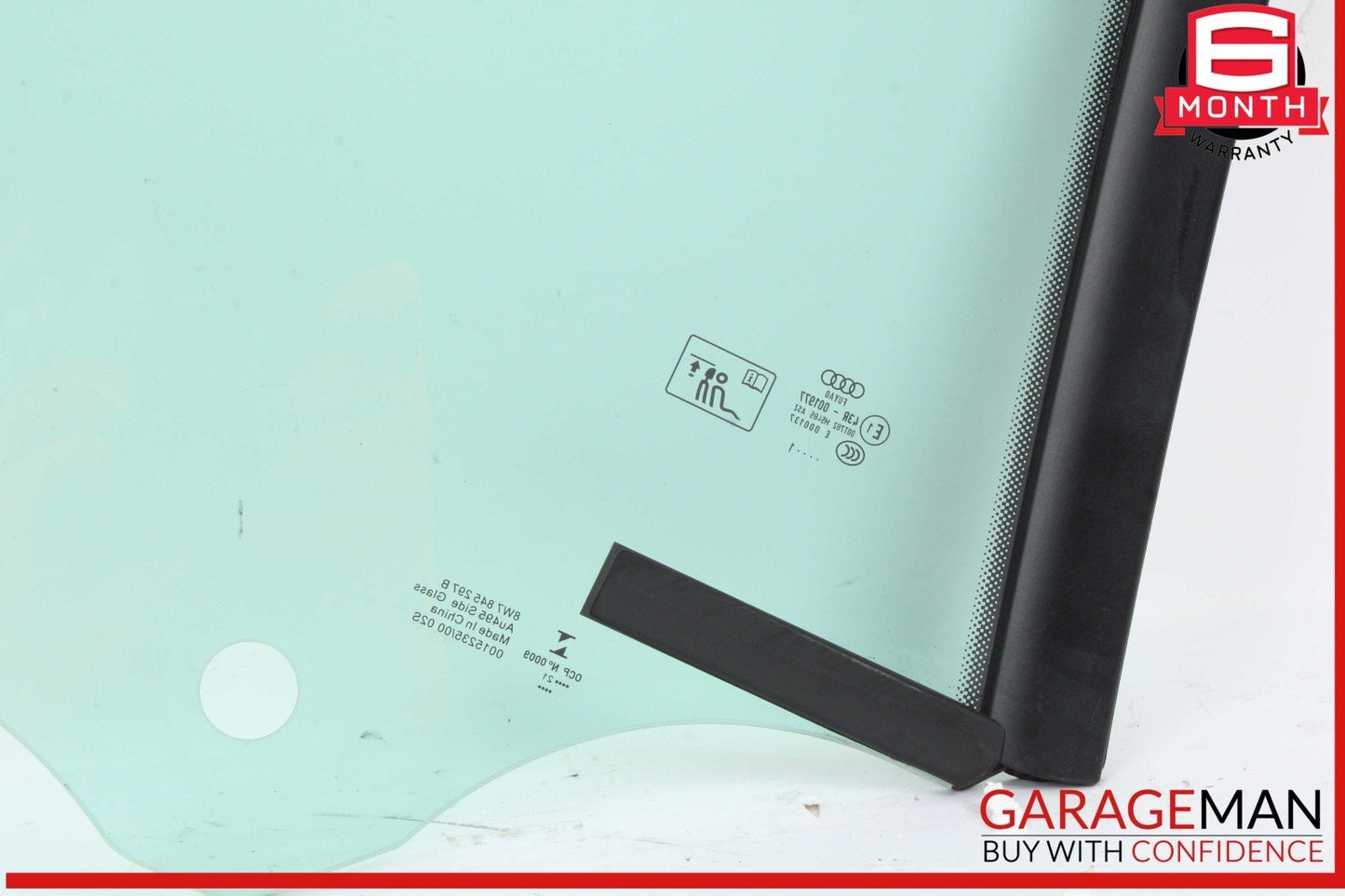 18-24 Audi S5 A5 Rear Left Driver Side Quarter Window Glass 8W7845297B OEM