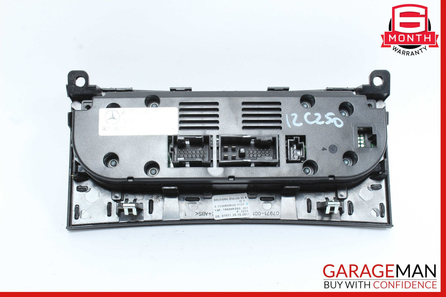 12-14 Mercedes W204 C250 CLS350 AC A/C Heater Climate Control OEM