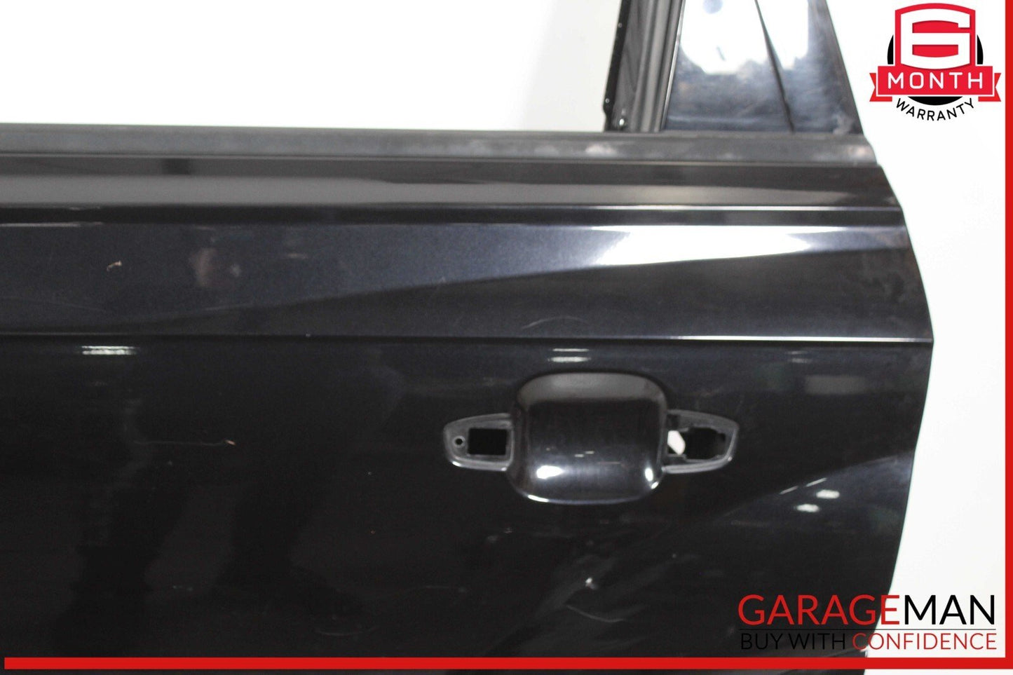 17-19 Audi Q7 Rear Left Driver Side Door Shell Black OEM