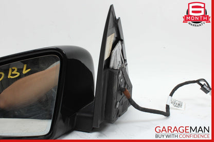 12-14 Mercedes W204 C250 C63 AMG Front Left Side Mirror Rear View Door Black OEM