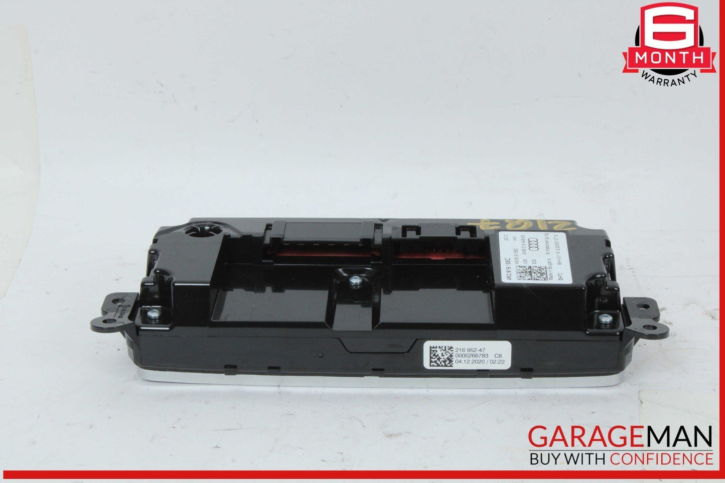 19-23 Audi Q7 Q8 Rear HVAC AC A/C Heater Control Display 4K0919158C OEM