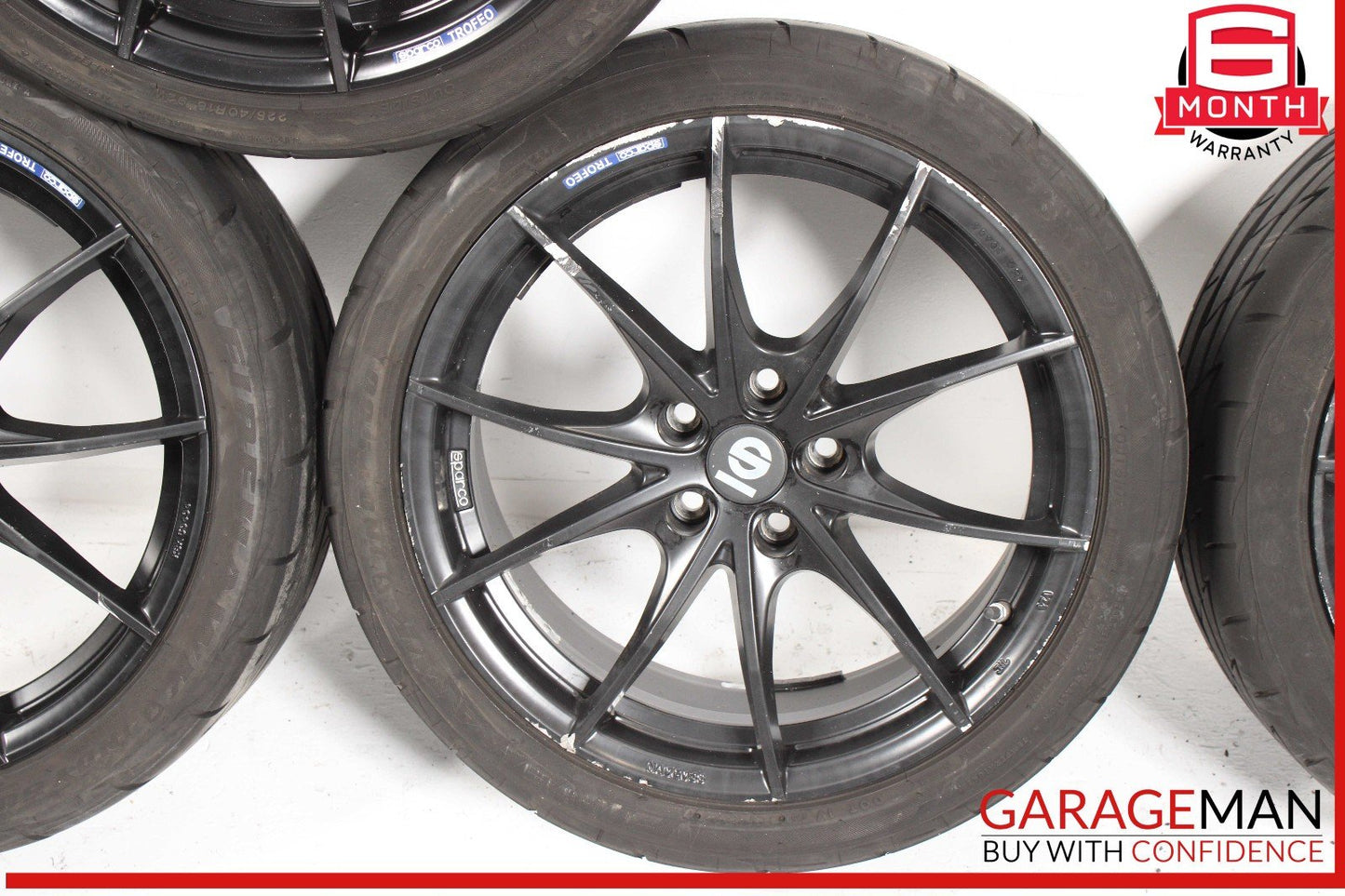 Sparco Wheel Tire Rim Set of 4 Pc R18 OEM