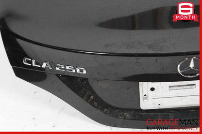 14-19 Mercedes W117 CLA180 CLA250 Sedan Rear Trunk Lid Deck Shell Panel Black