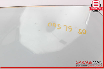 03-12 Mercedes R230 SL500 SL550 Front Right Passenger Side Door Window Glass OEM