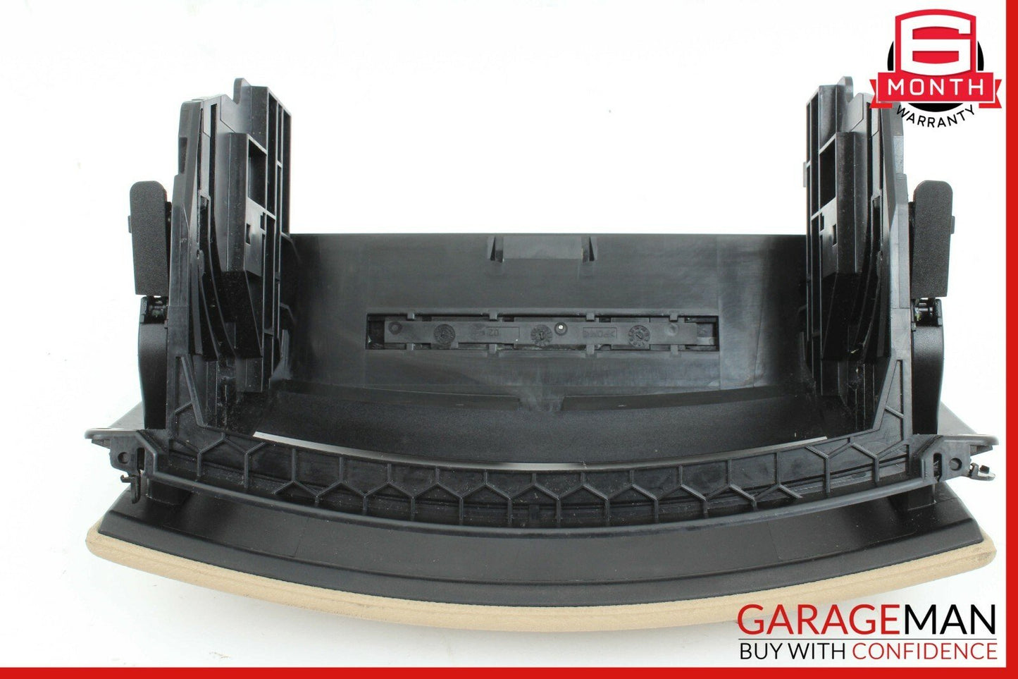 07-13 Mercedes W221 S350 S500 S550 Dash Console CD Player Cover Trim Panel Brown