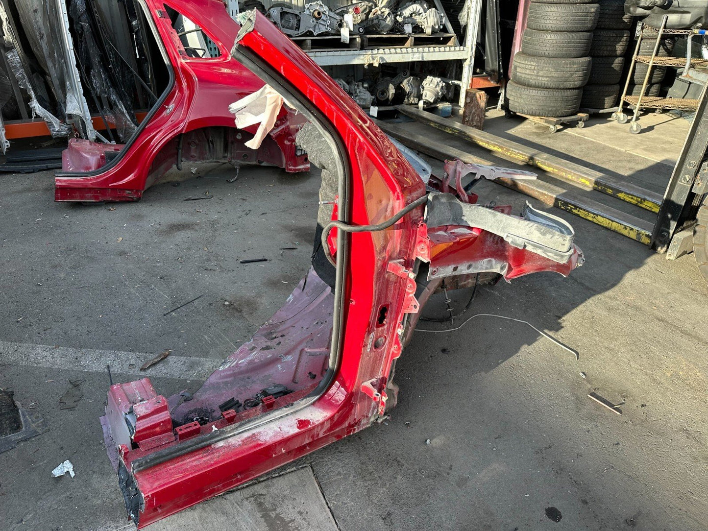 15-18 Porsche Macan 95B Front Right Side Exterior Body Apron Beam Frame Cut OEM