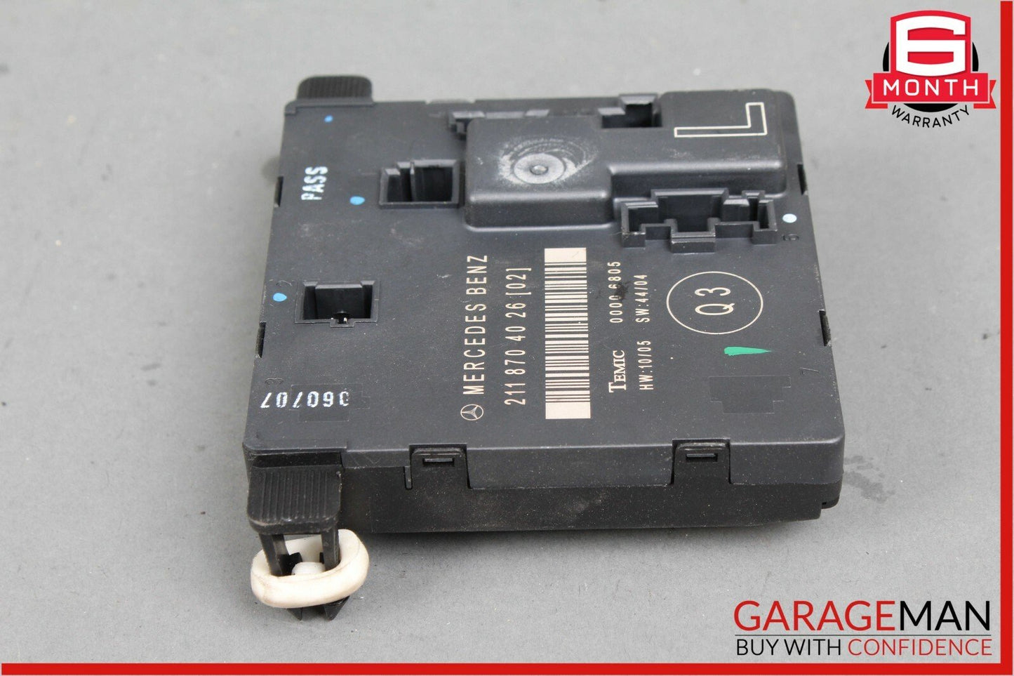 03-09 Mercedes W211 E63 AMG E350 Rear Left Driver Side Door Control Module Unit