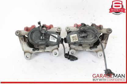 17-24 Audi Q7 Rear Left & Rear Right Brake Caliper Calipers Set of 2 OEM