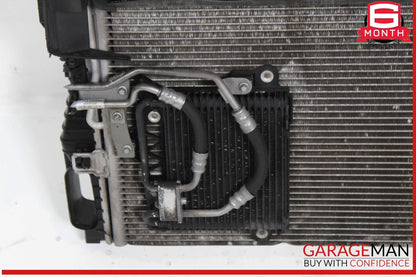 03-08 Mercedes W220 S55 AMG Engine Cooling Radiator AC A/C Condenser Assembly