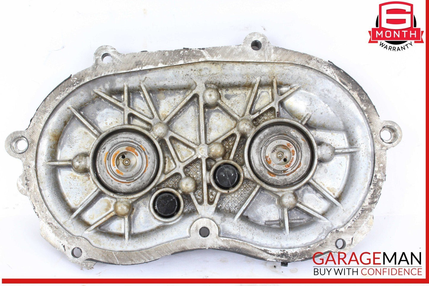 06-13 Mercedes W221 S400 Hybrid Front Right Engine Timing Chain Cover Plate OEM