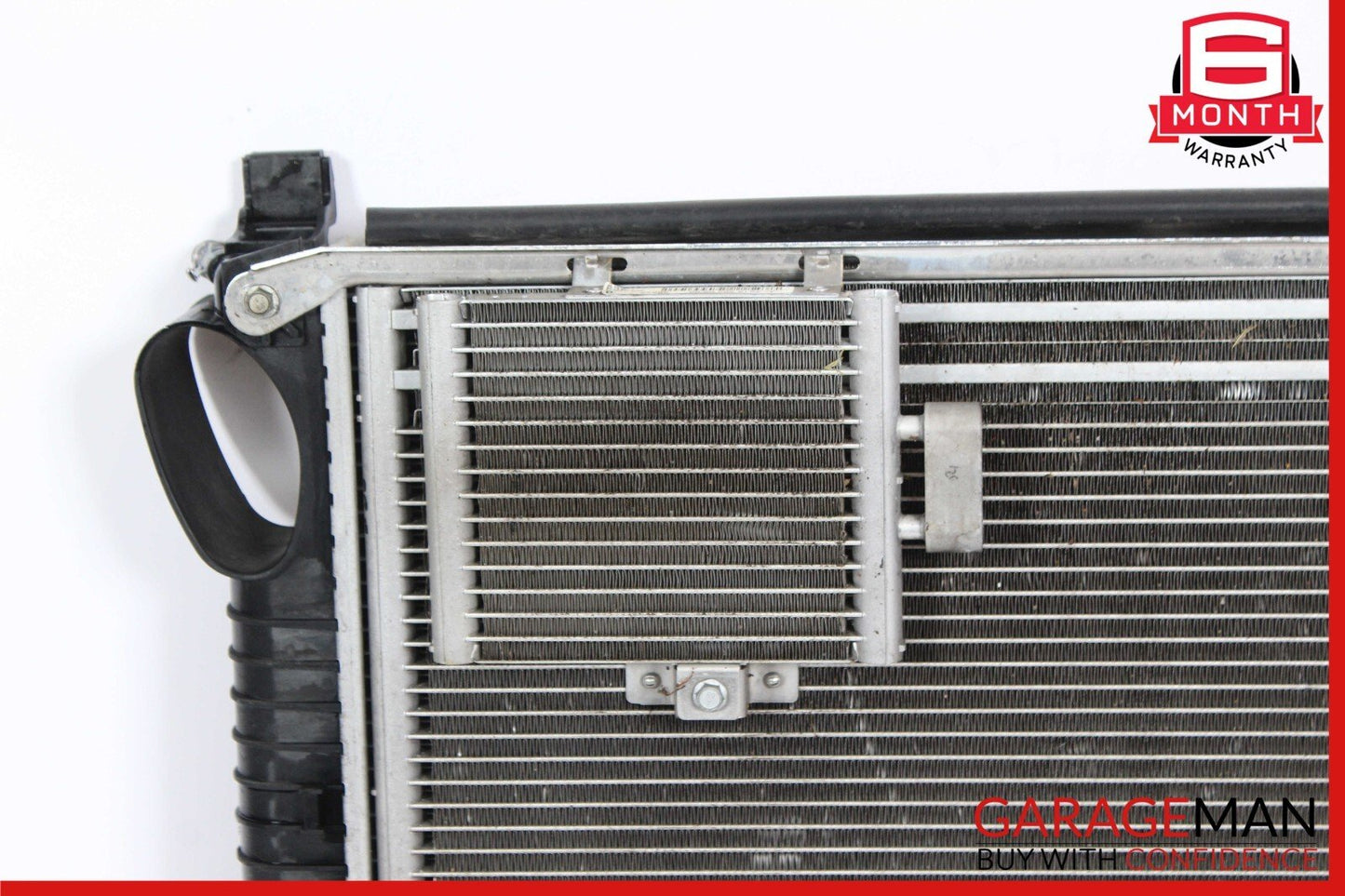 03-08 Mercedes R230 SL500 Engine Radiator A/C AC Air Condenser Oil Cooler Assy