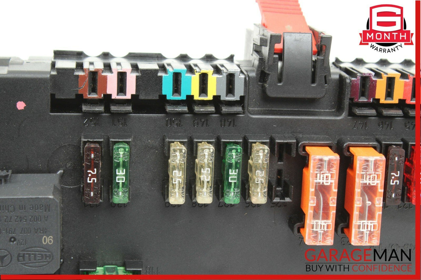 07-13 Mercedes W221 S550 CL550 Rear Trunk SAM Fuse Box Relay Block Assembly OEM