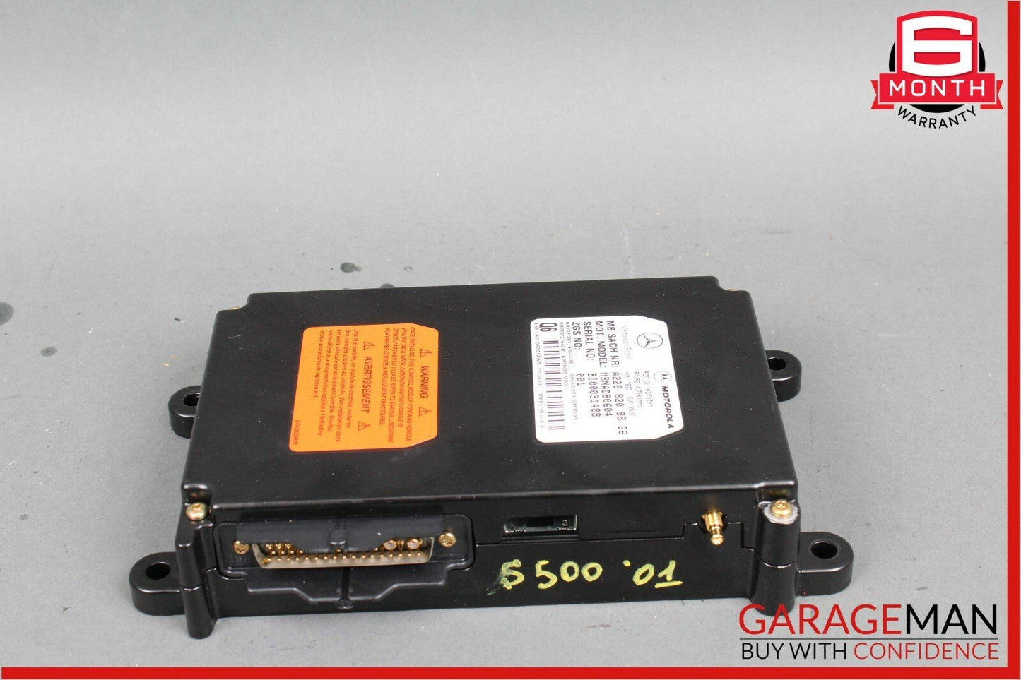 00-06 Mercedes W220 S500 CL500 Phone Navigation Voice Communication Module Q6