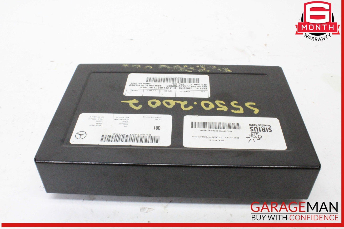 07-14 Mercedes W221 S550 SLK350 Sirius Satellite Radio Module Receiver OEM