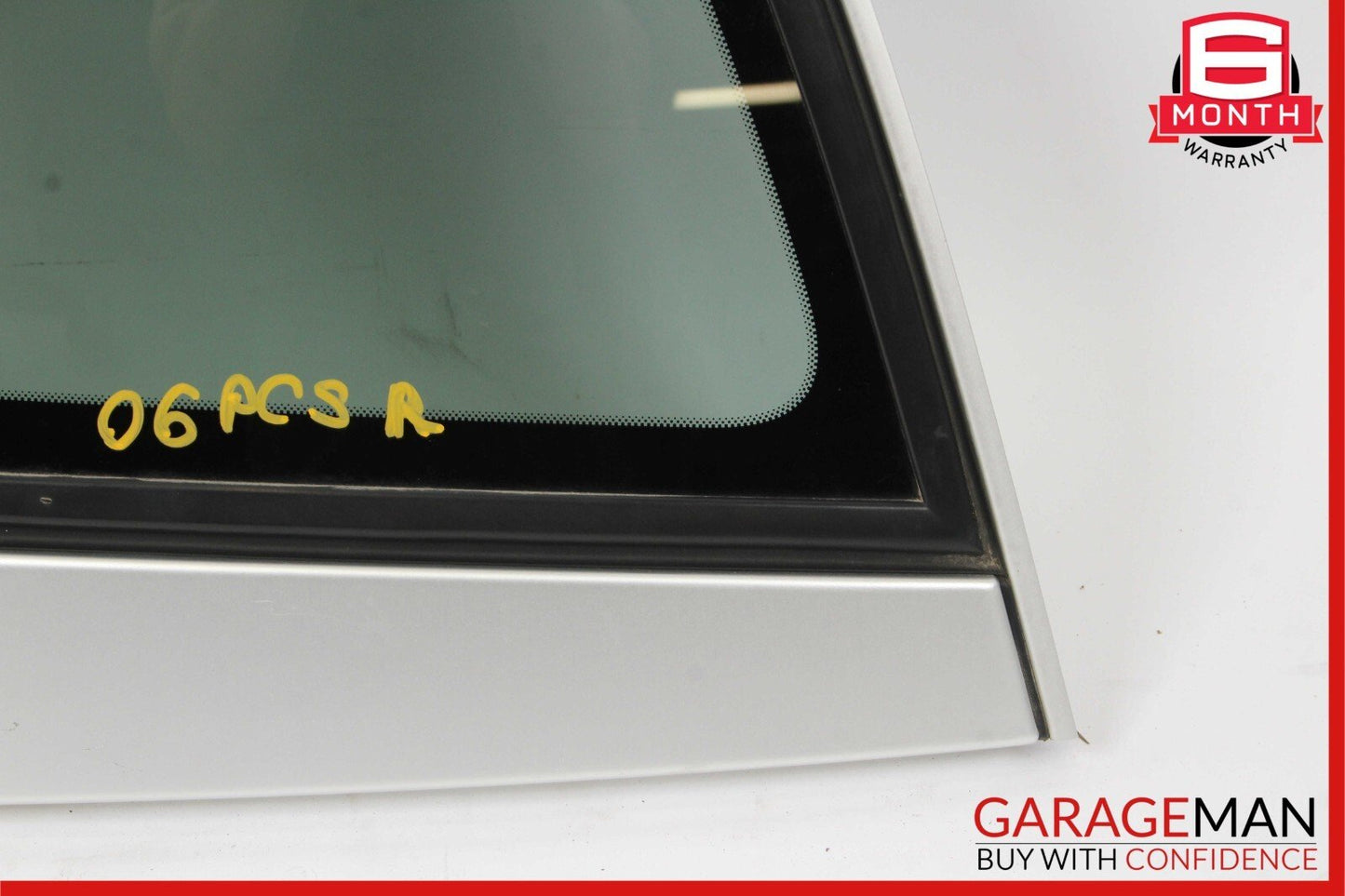 03-10 Porsche Cayenne 955 957 Rear Right Door Quarter Window Glass Panel Assy