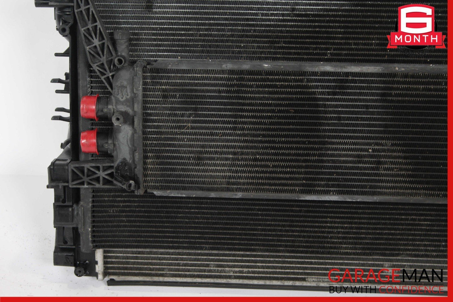 17-20 Maserati Ghibli 3.0 Engine Motor Cooling Radiator A/C AC Condenser Assy