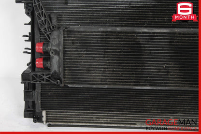 17-20 Maserati Ghibli 3.0 Engine Motor Cooling Radiator A/C AC Condenser Assy