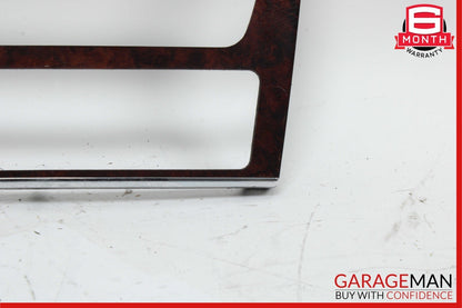06-12 Mercedes GL450 ML350 Center Console Control Trim Bezel Cover Panel Wood