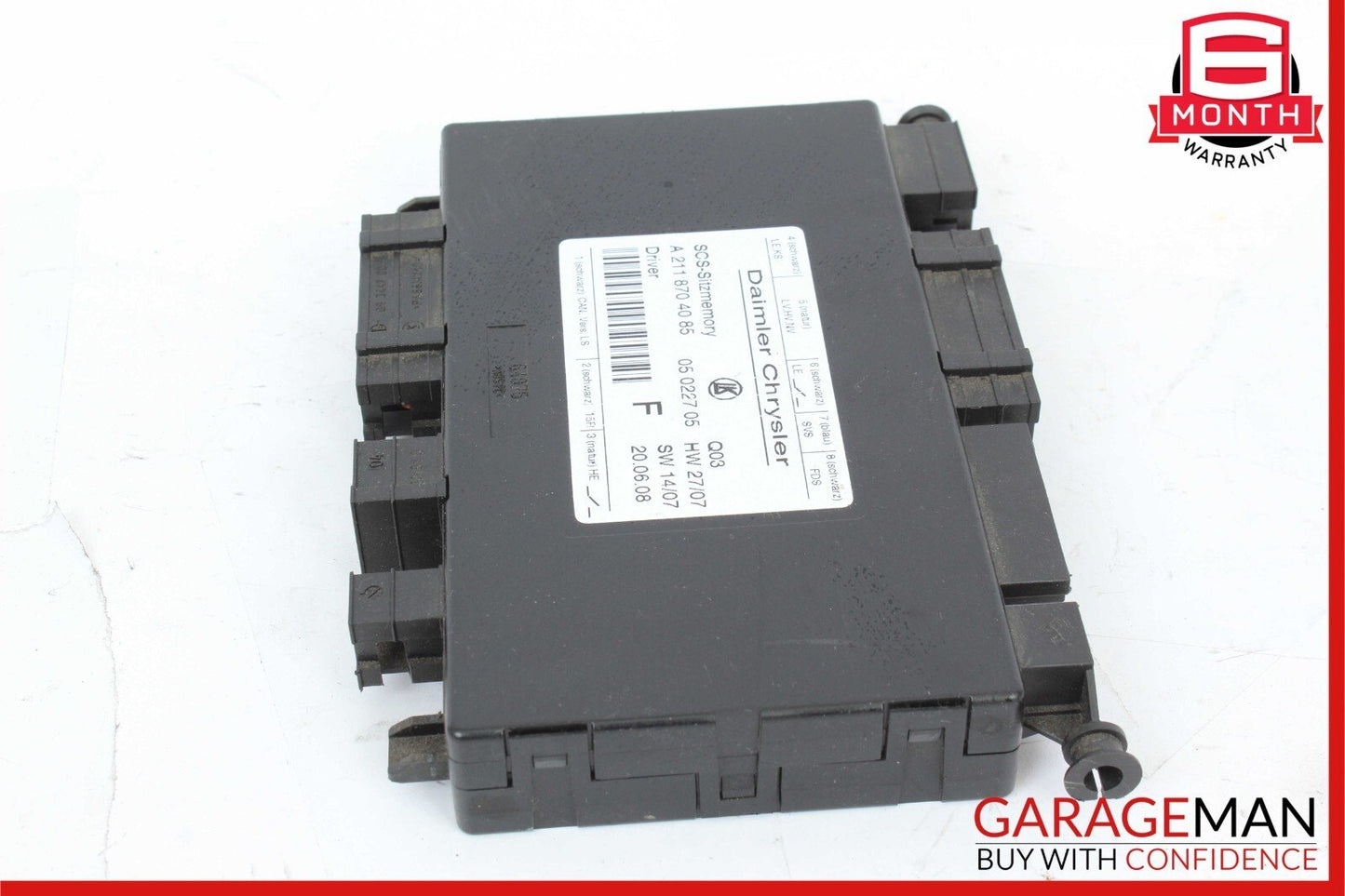 03-12 Mercedes GL320 E350 CLS550 E320 GL450 Front Left Seat Control Module Unit