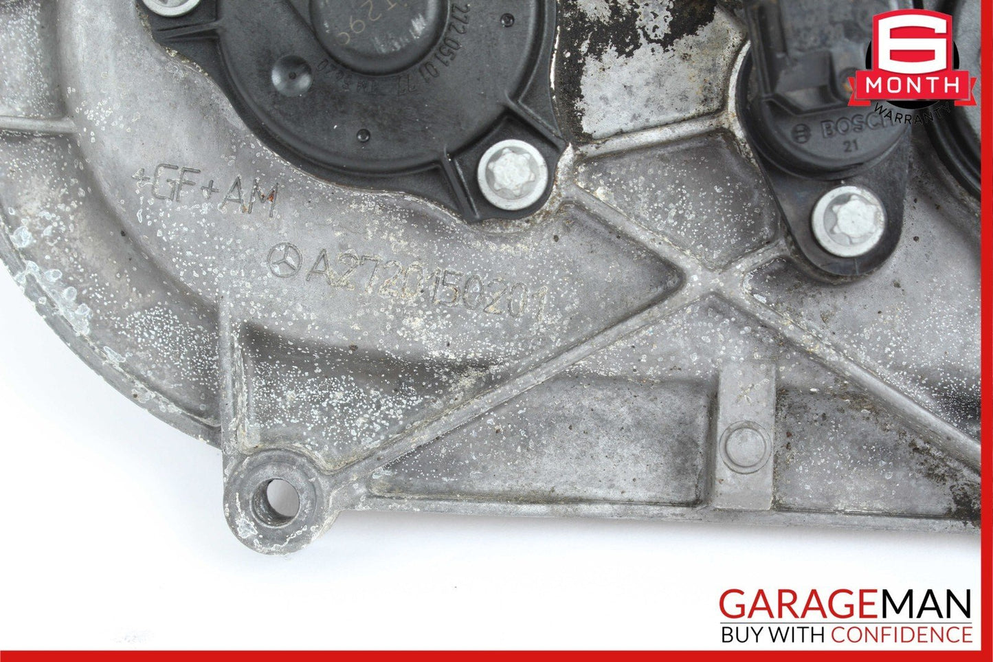 Mercedes W221 S550 E350 Front Left Side Engine Timing Chain Cover Plate OEM