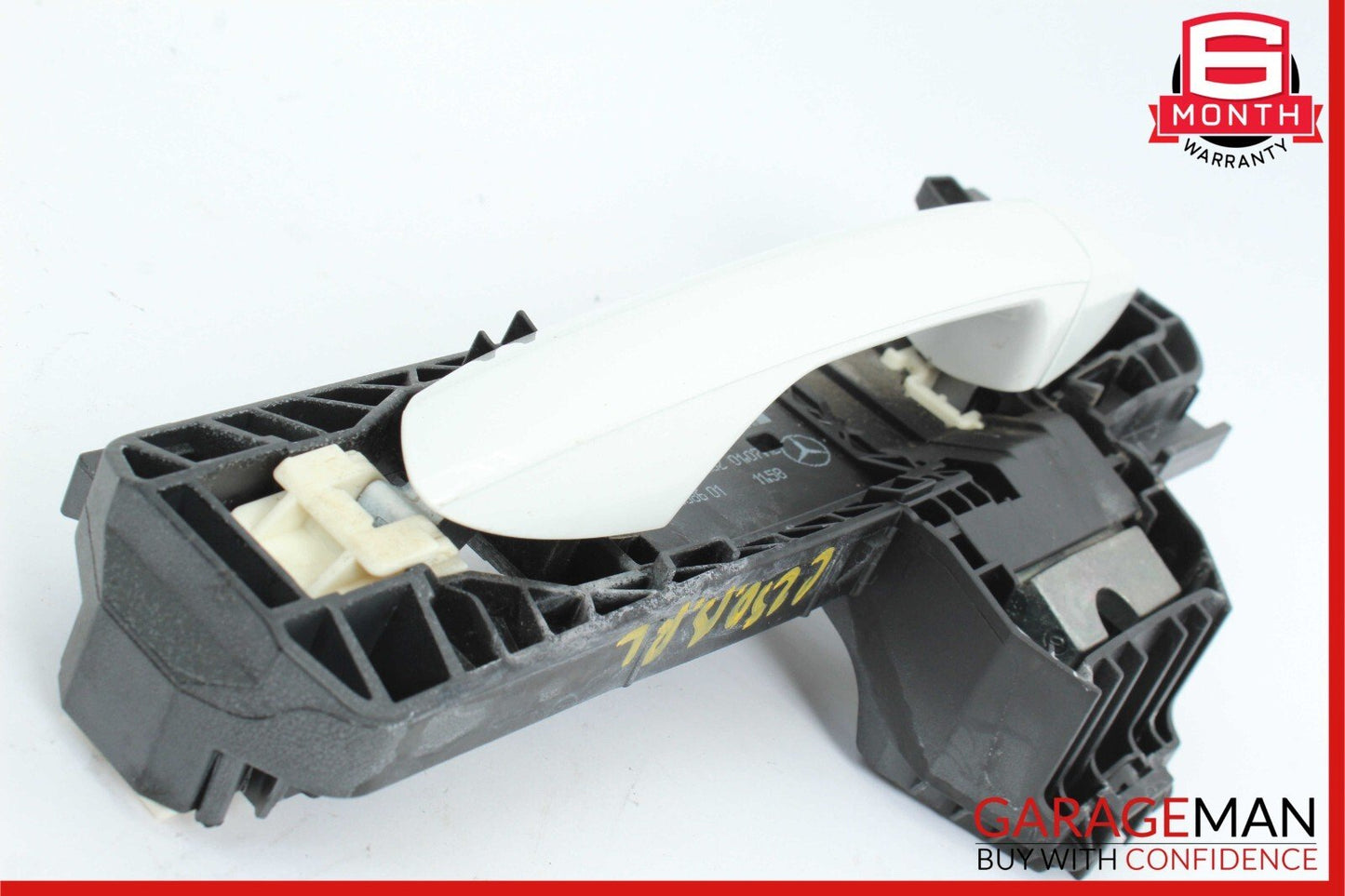 12-15 Mercedes W204 C250 C350 Rear Left Side Exterior Door Handle White OEM