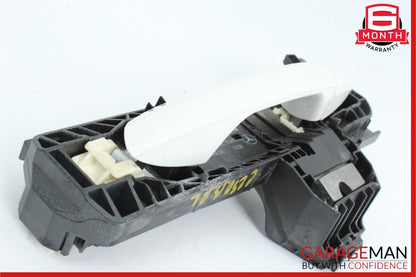 12-15 Mercedes W204 C250 C350 Rear Left Side Exterior Door Handle White OEM