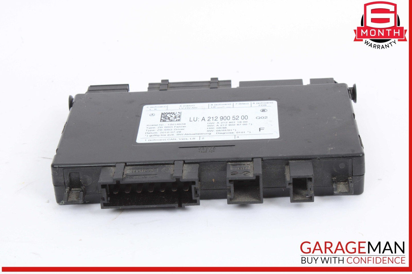 08-20 Mercedes W212 E350 Front Left Driver Side Seat Control Module Unit OEM