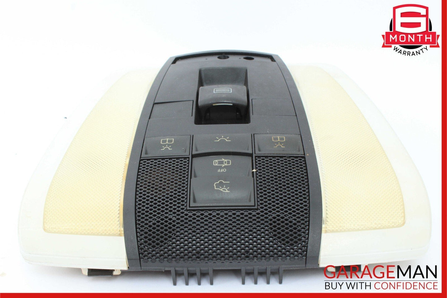 08-14 Mercedes W204 C300 C63 AMG Front Overhead Dome Light Lamp Assembly Black