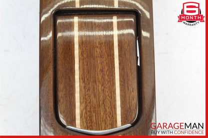10-16 Porsche Panamera 970 Rear Center Console Cupholder Compartment Assy Wood