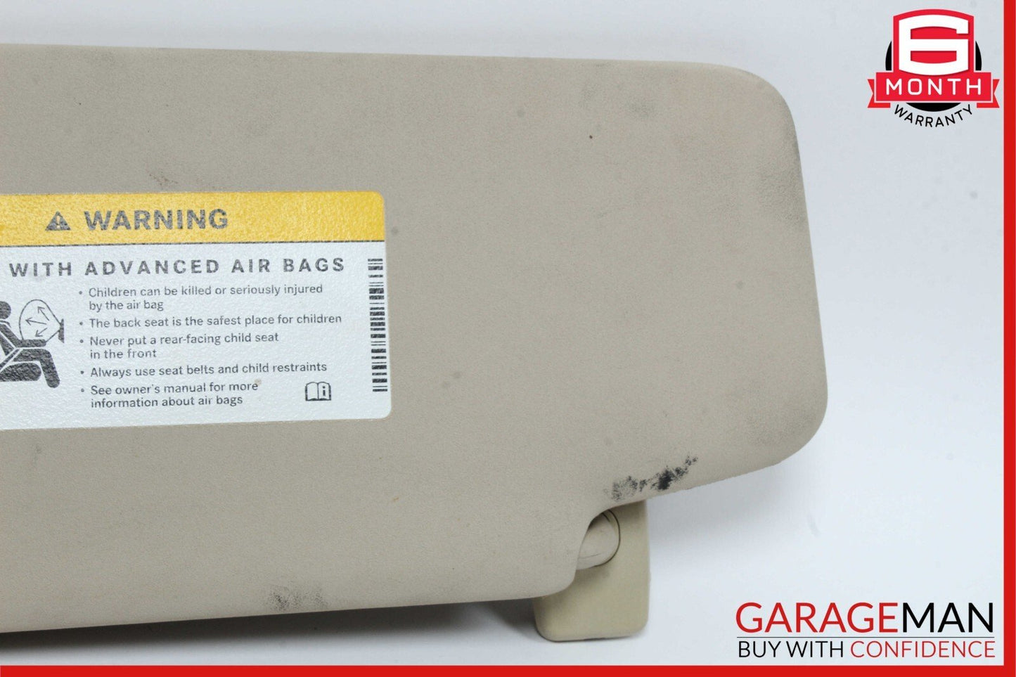 08-14 Mercedes W204 C250 C350 Front Right Side Sunvisor Sun Visor Beige