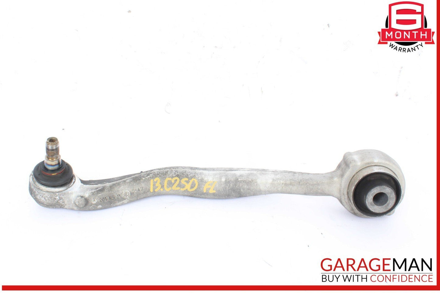 08-14 Mercedes W204 C250 C300 Front Left Side Curved Wishbone Control Arm OEM